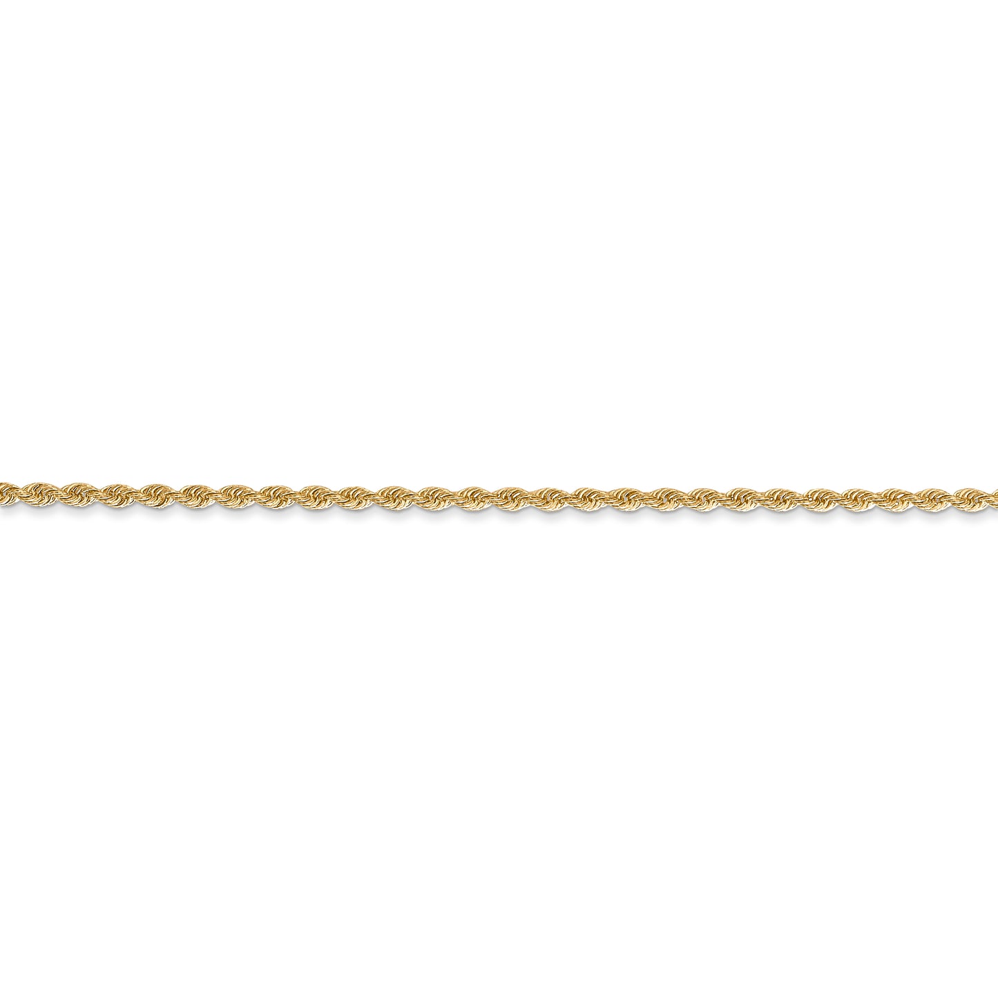 14k 1.50mm Regular Rope Chain