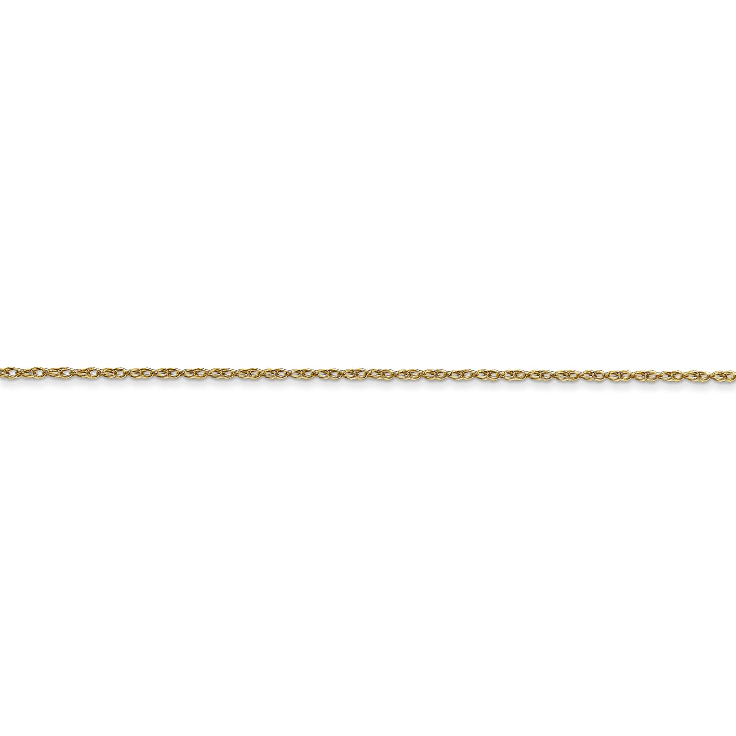 10k .7mm Carded Cable Rope Chain