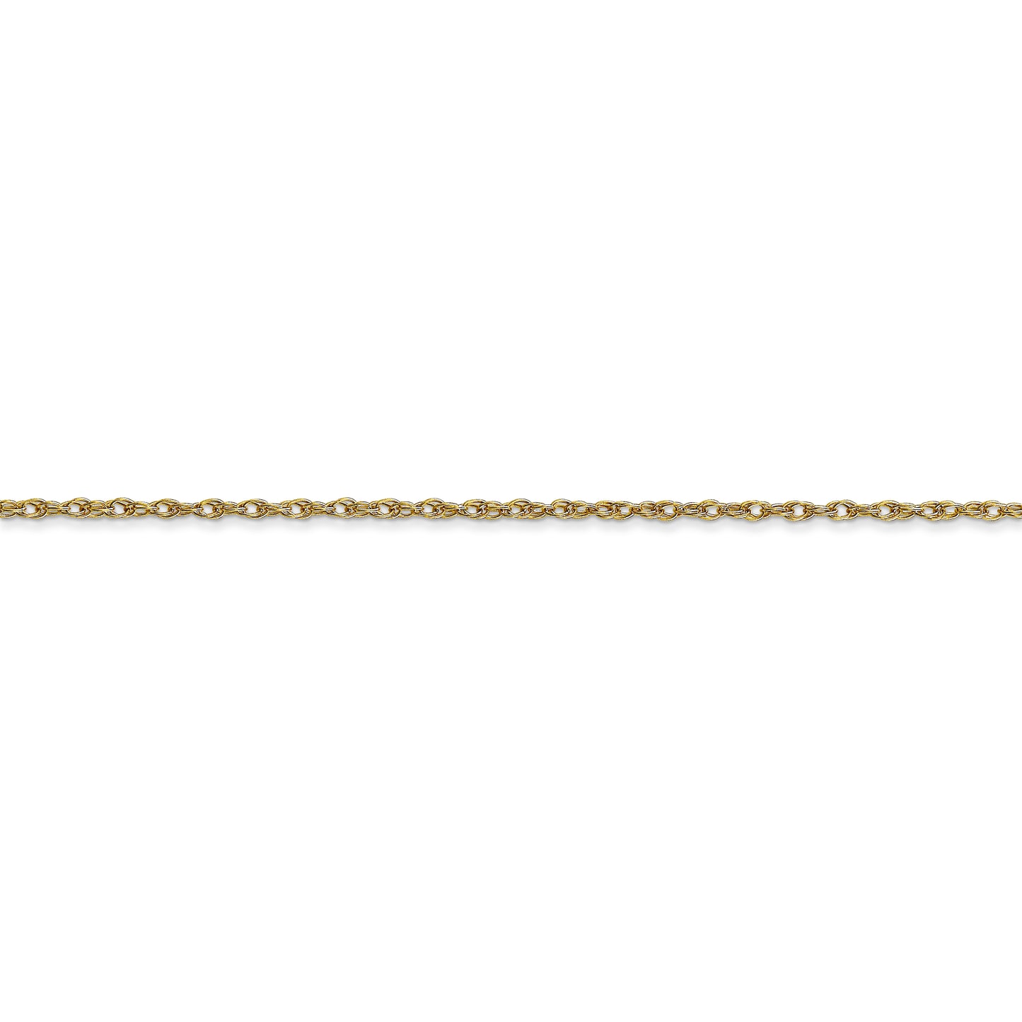 10k 1.15mm Carded Cable Rope Chain