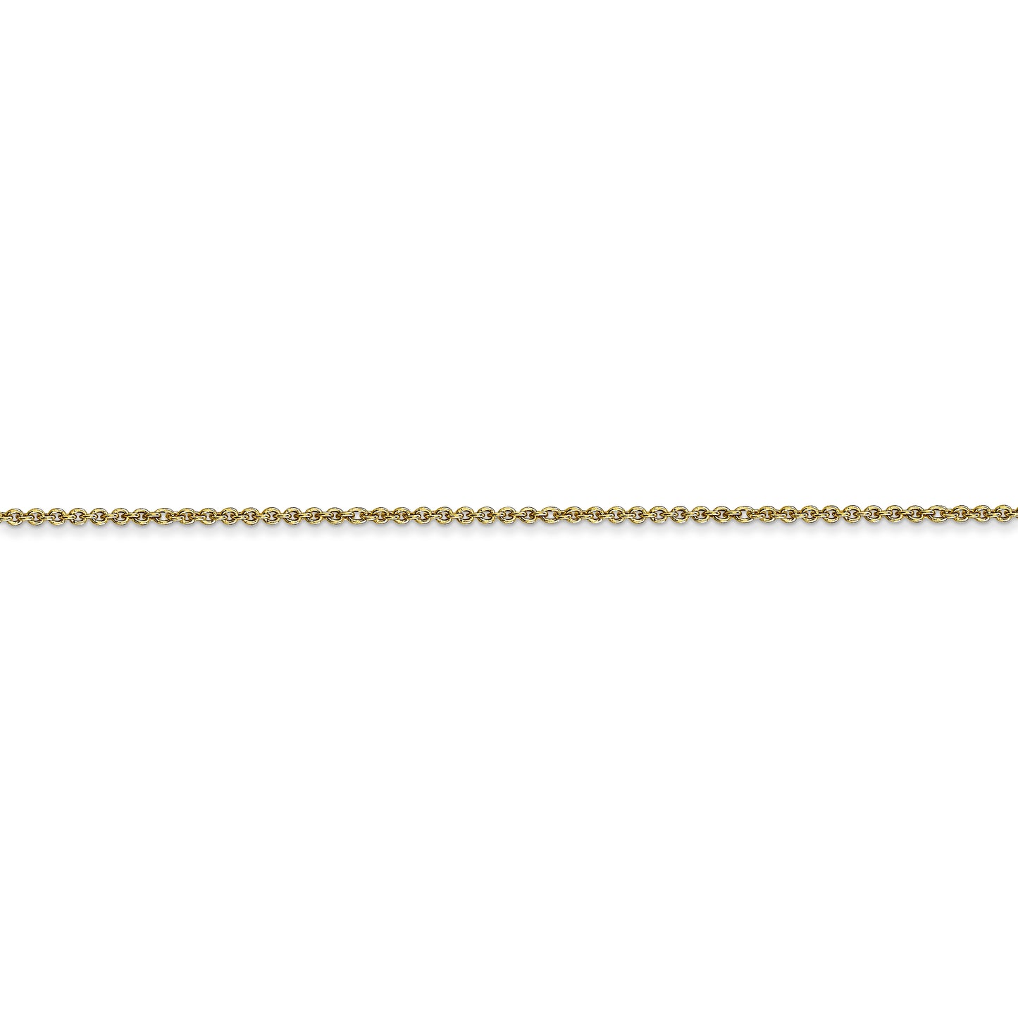 10k 1mm Round Open Link Cable Chain