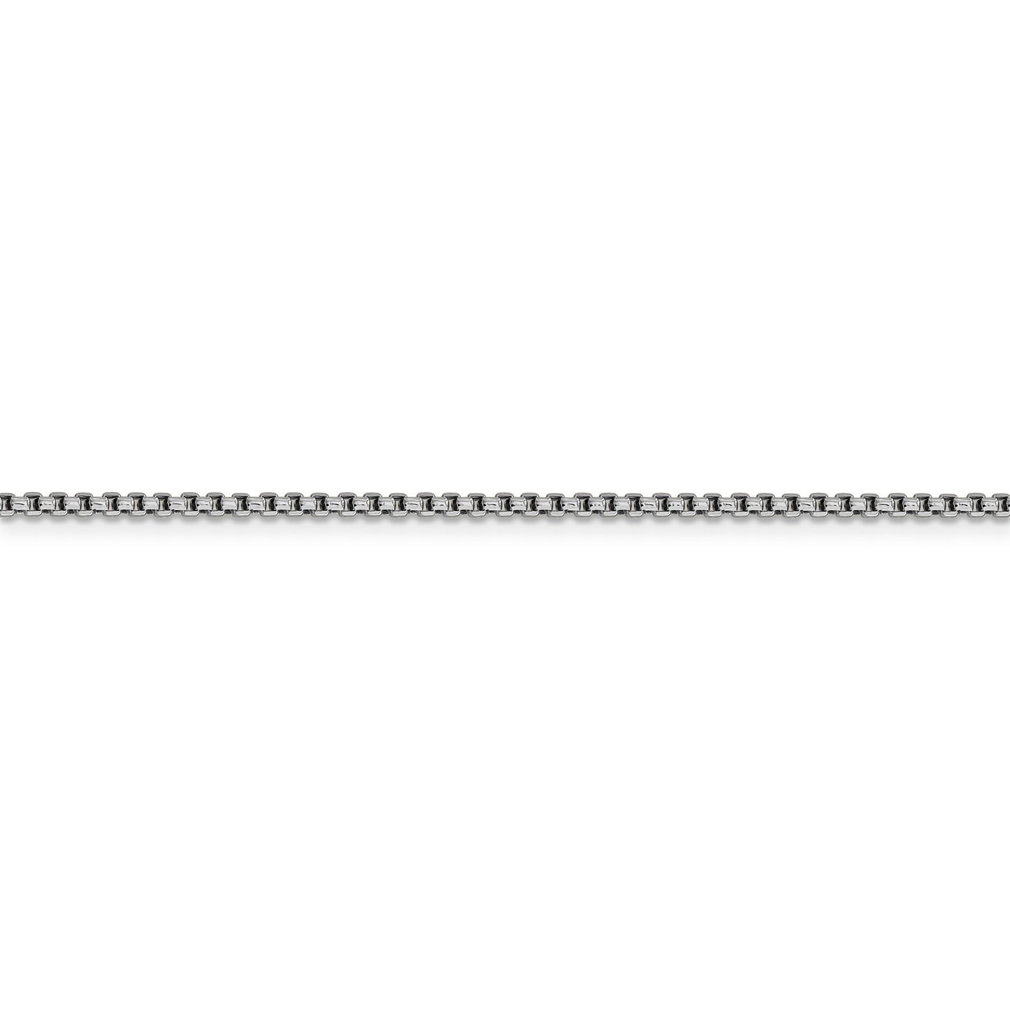 14k WG 1.75mm Semi-Solid Round Box Chain
