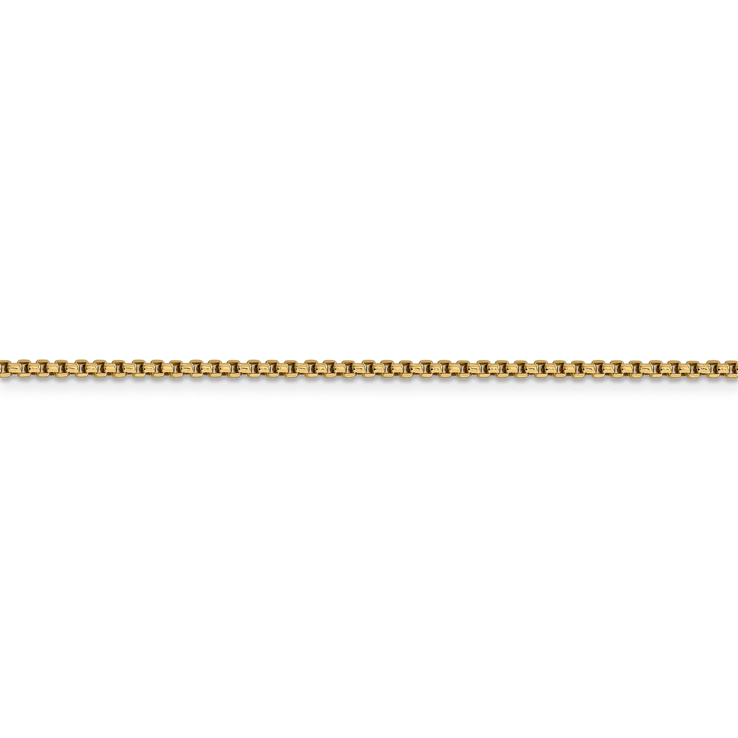 14k 1.75mm Semi-Solid Round Box Chain