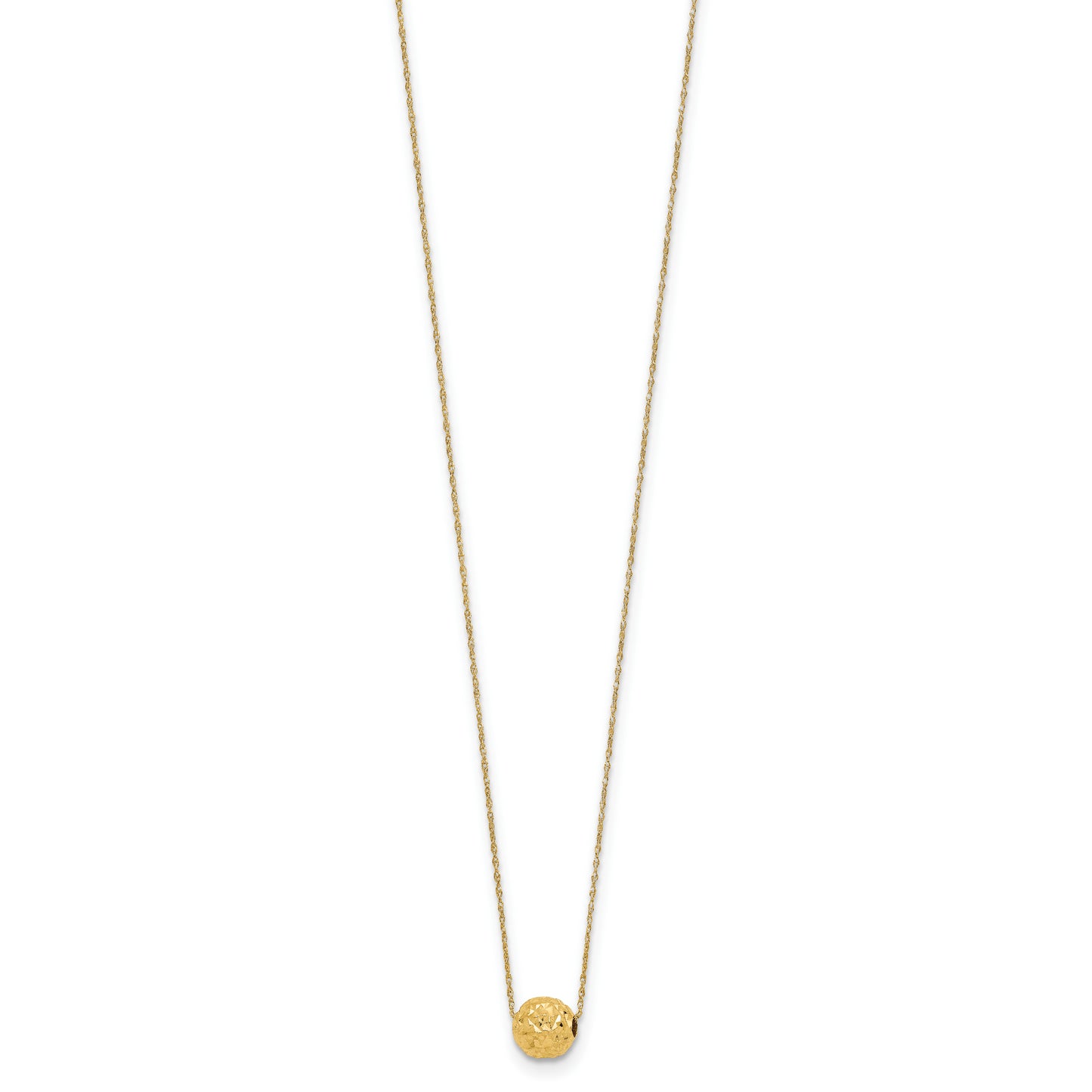 14k Bead Necklace