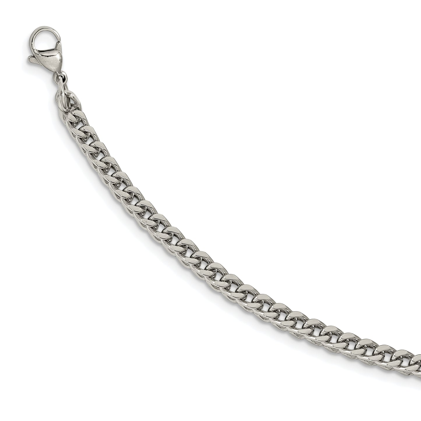 Stainless Steel Polished 24in Franco Chain