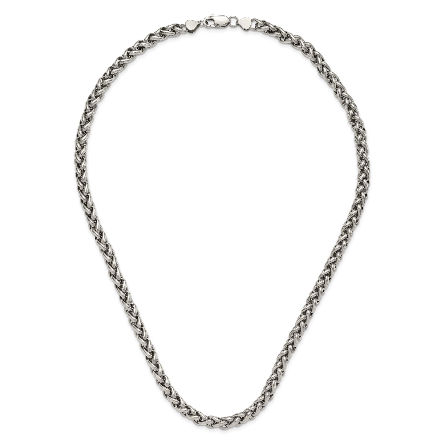 Stainless Steel Polished 24in Necklace