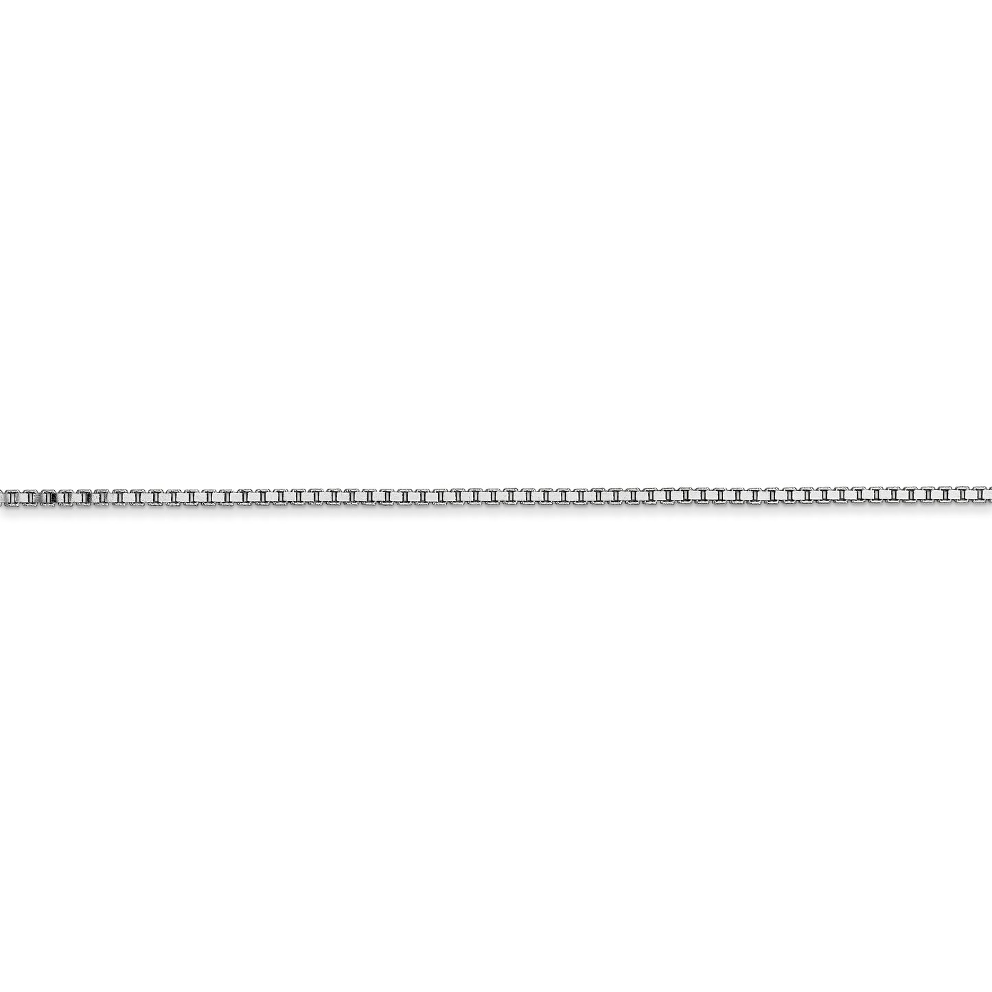 14k WG 1.1mm Box Chain