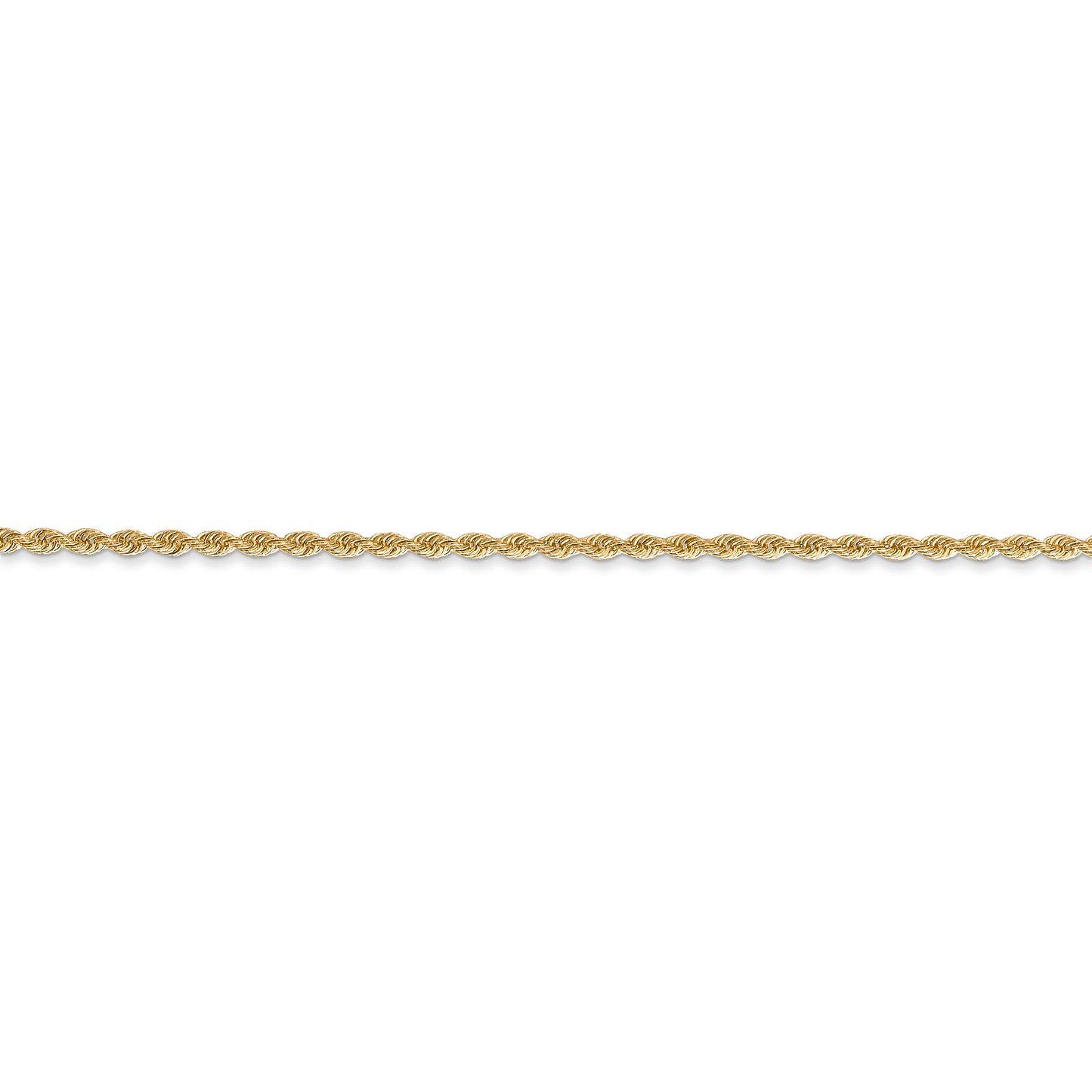 14k 1.50mm Regular Rope Chain