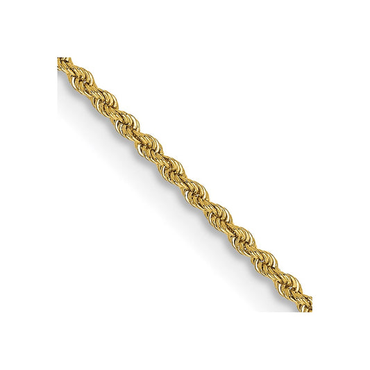 14k 2mm Regular Rope Chain