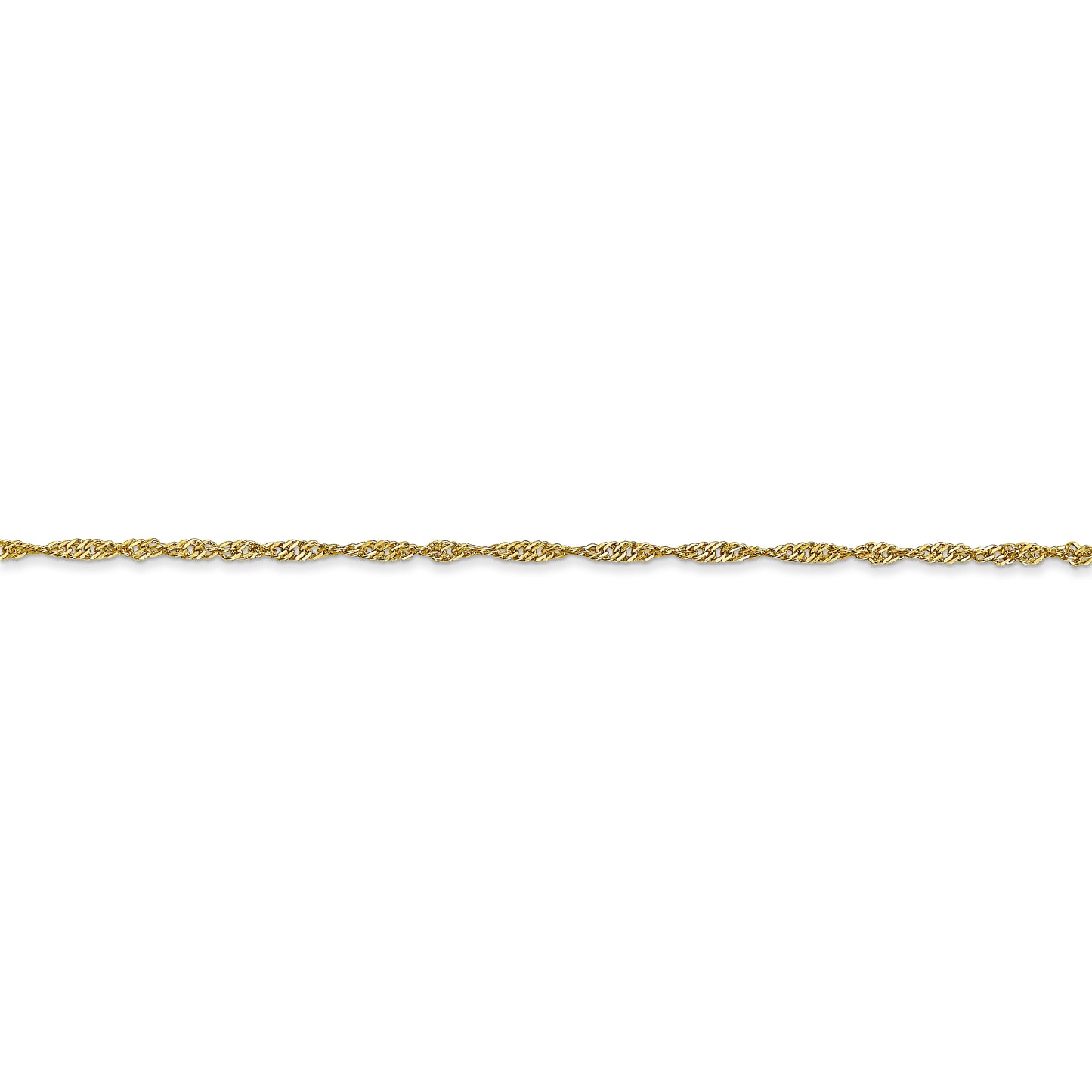 10k 1.4mm Singapore Chain