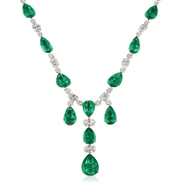 NECKLACE, EMERALD, P/S, BRAZILIAN