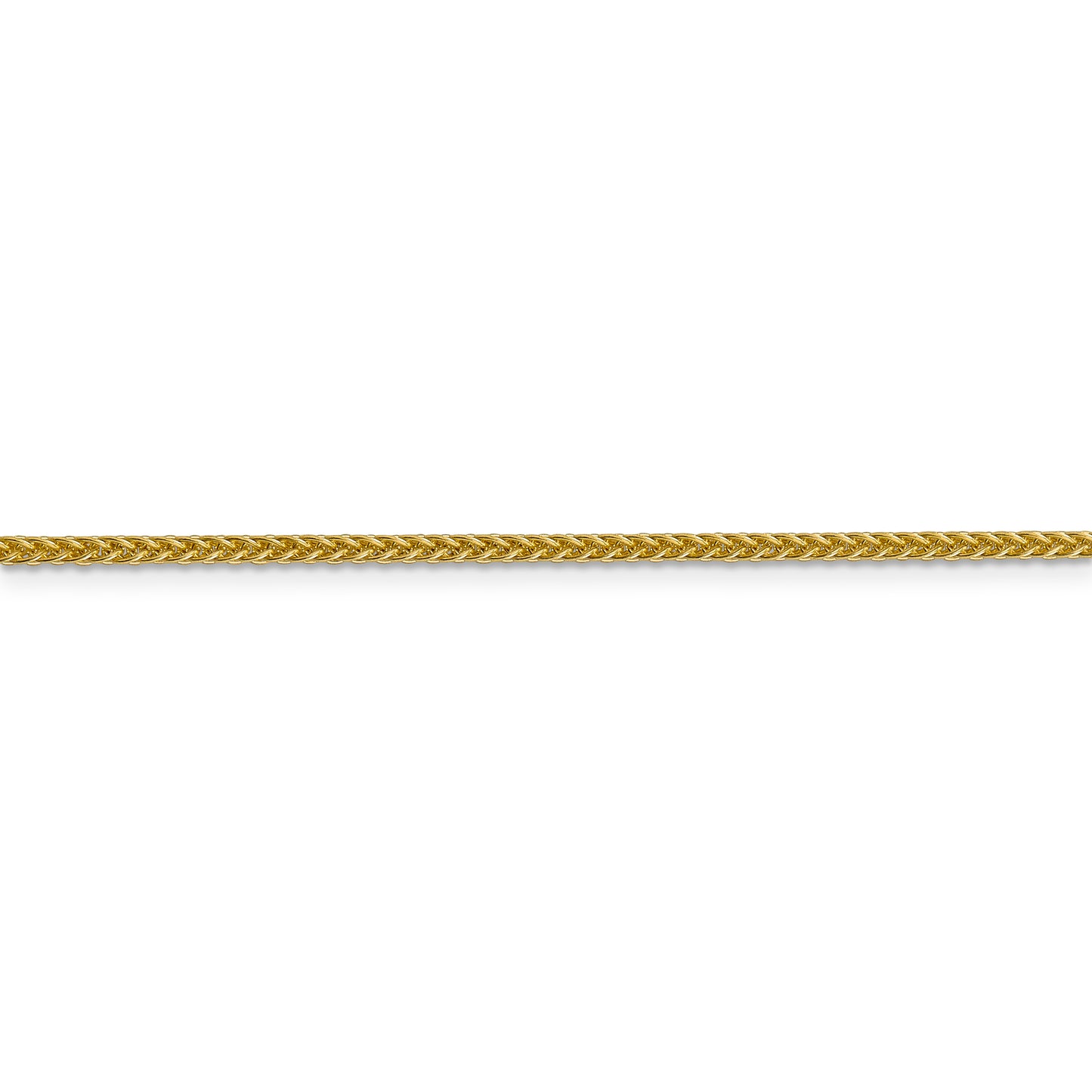 14k 2mm Semi-solid 3-Wire Wheat Chain