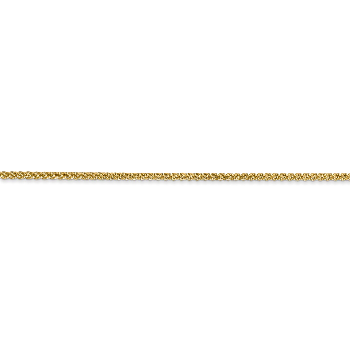 14k 1.55mm Semi-Solid Wheat Chain