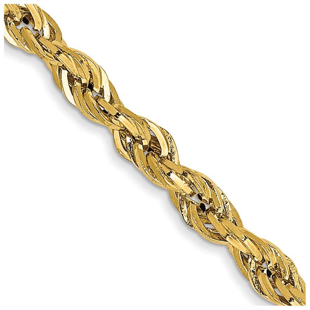 14ky 2.8mm Semi-Solid Rope Chain