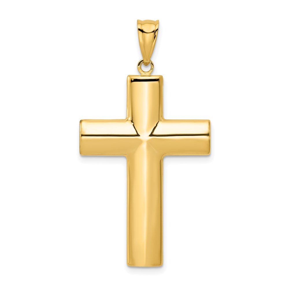 14k Hollow Cross Pendant