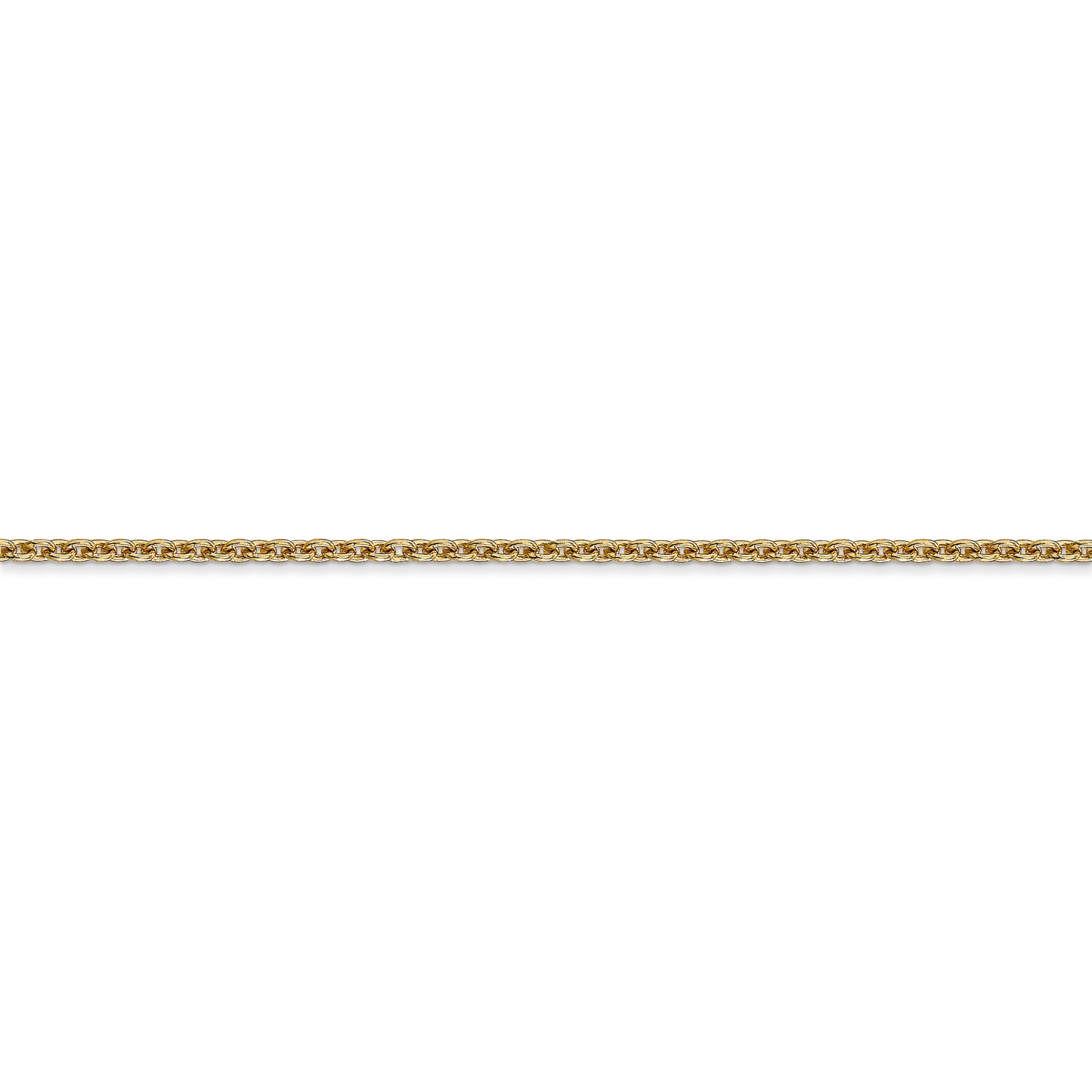 14k 1.8mm Forzantine Cable Chain