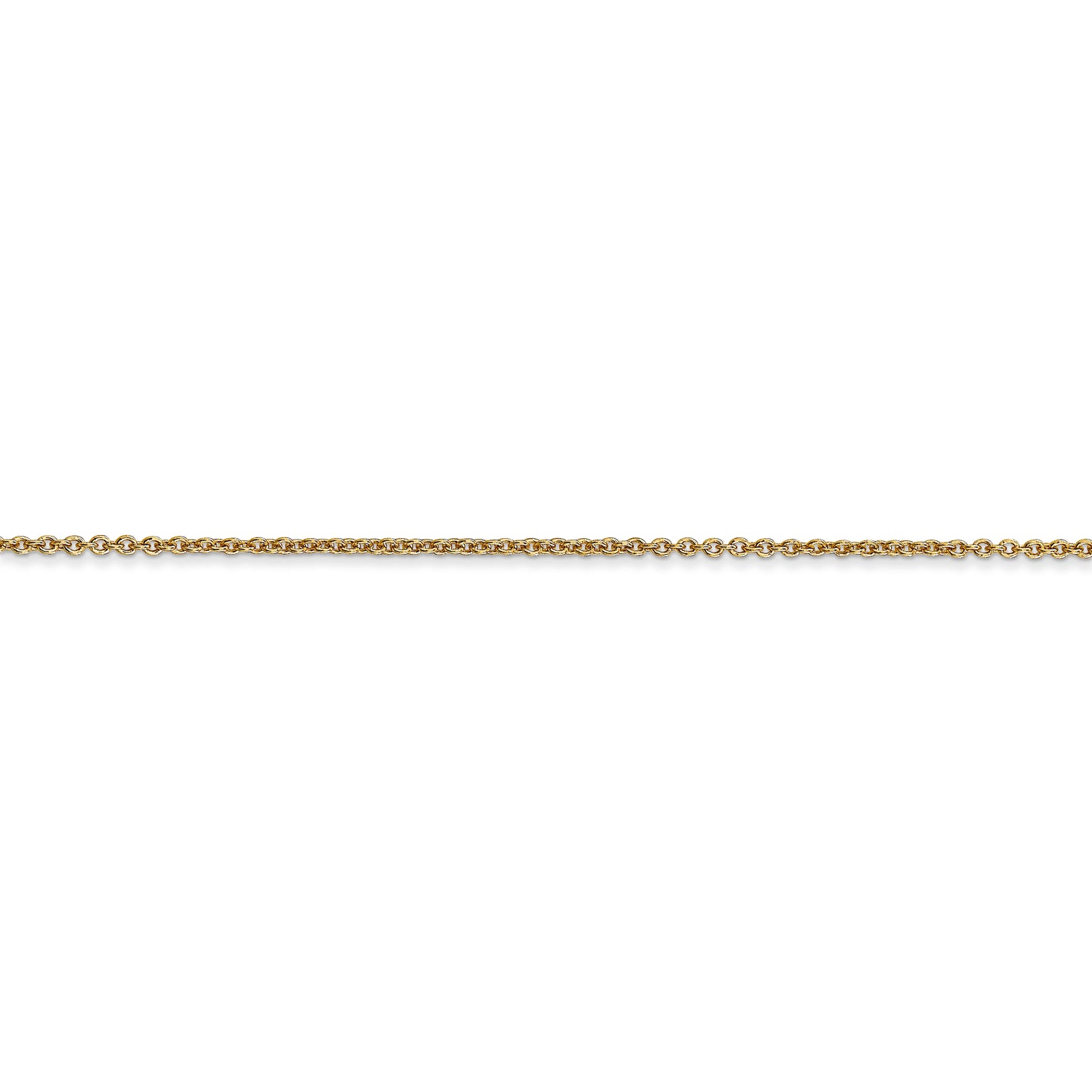 14k 1.2mm Cable Chain