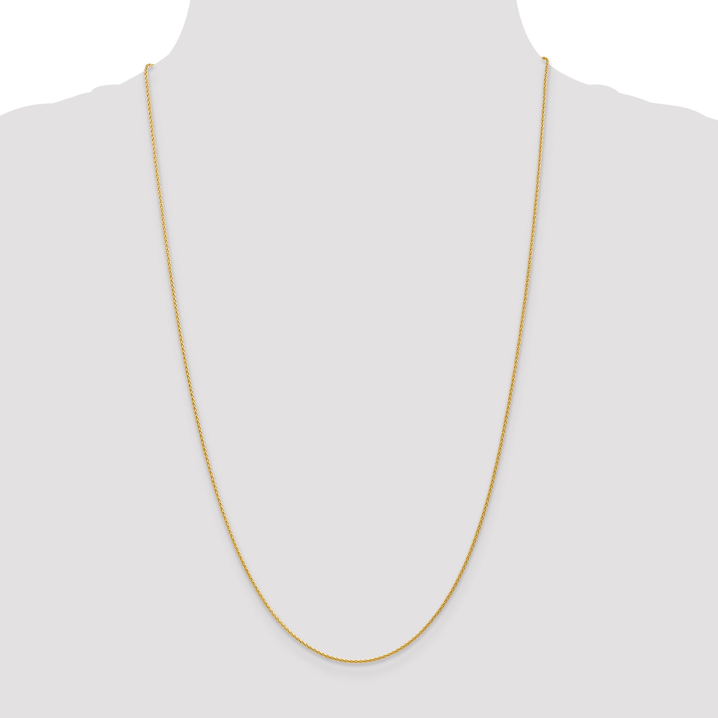 14k 1.2mm Parisian Wheat Chain