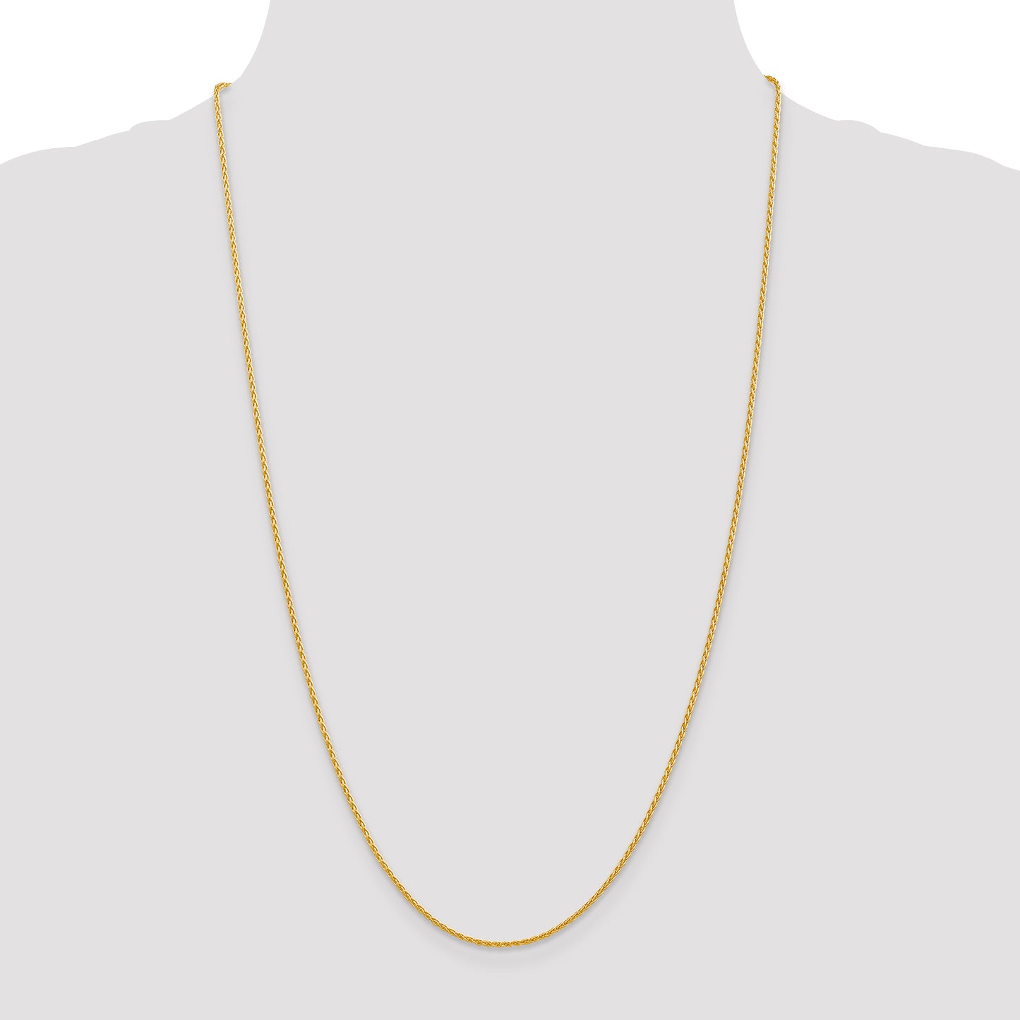 14k 1.5mm Parisian Wheat Chain