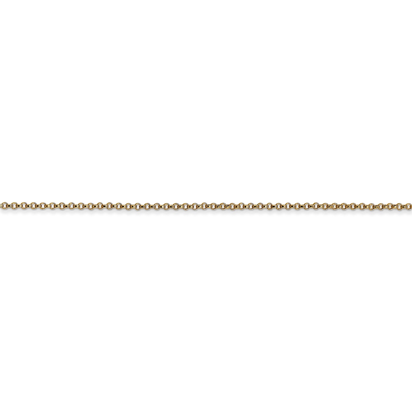 14k 1.15mm Rolo Pendant Chain