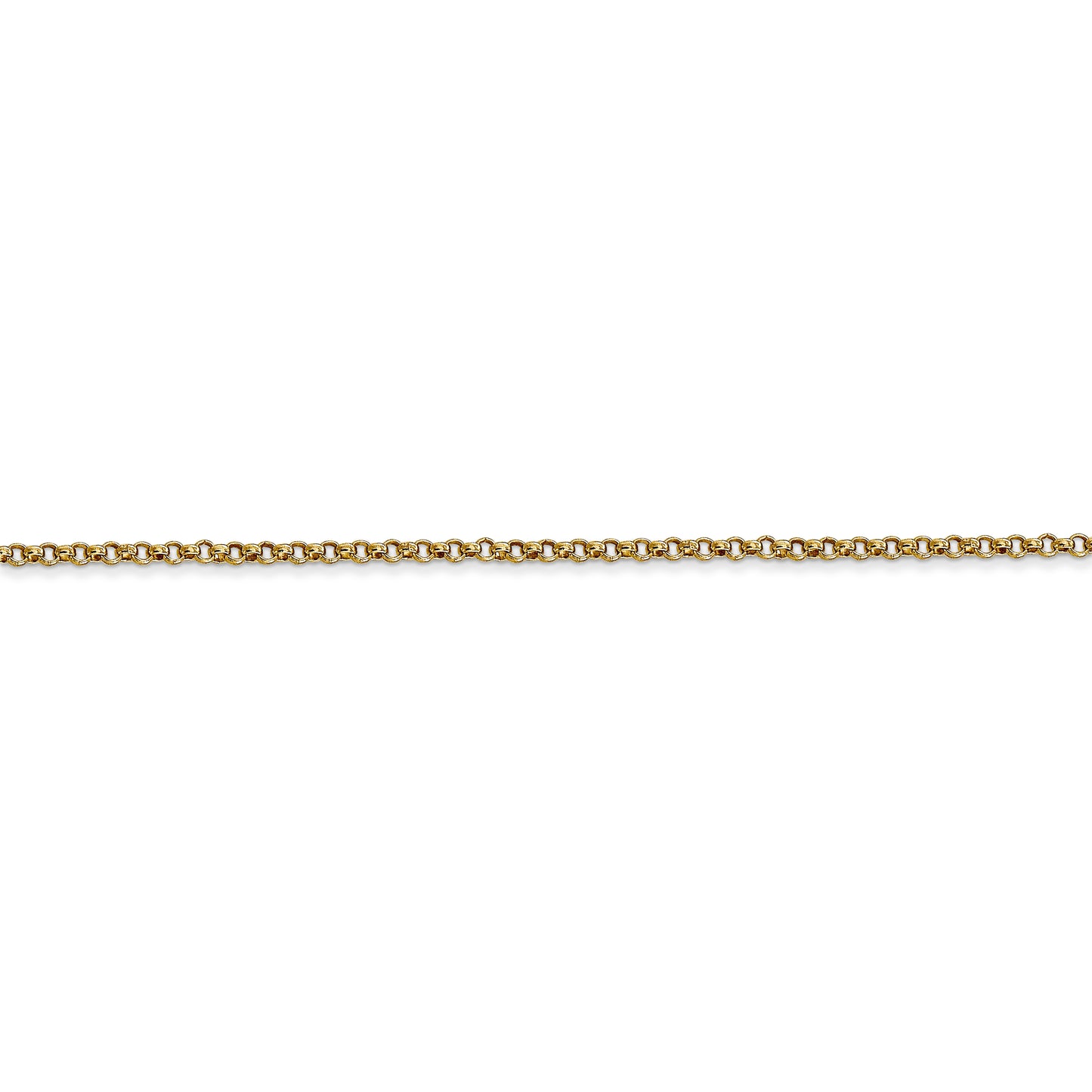 14k 1.55mm Rolo Pendant Chain