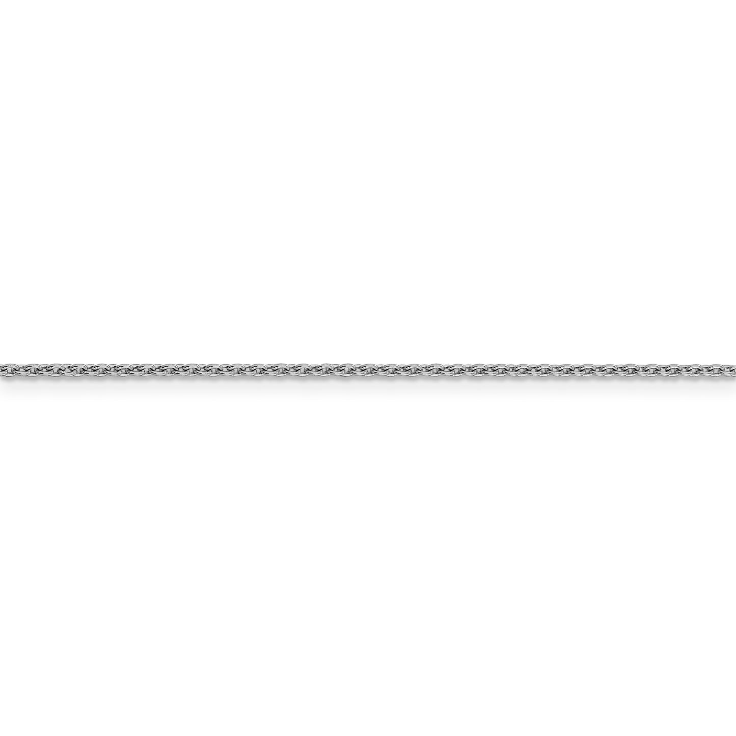 14k WG 1.4mm Forzantine Cable Chain