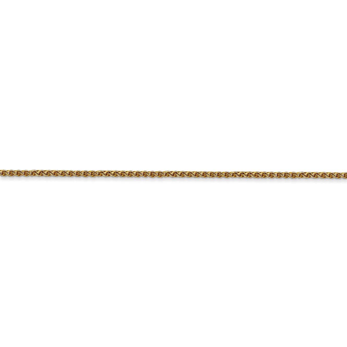 14k 1.25mm D/C Spiga Chain