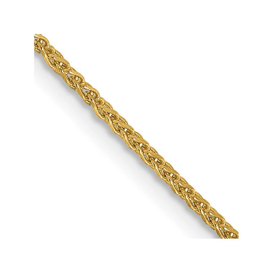 14k 1.25mm D/C Spiga Chain