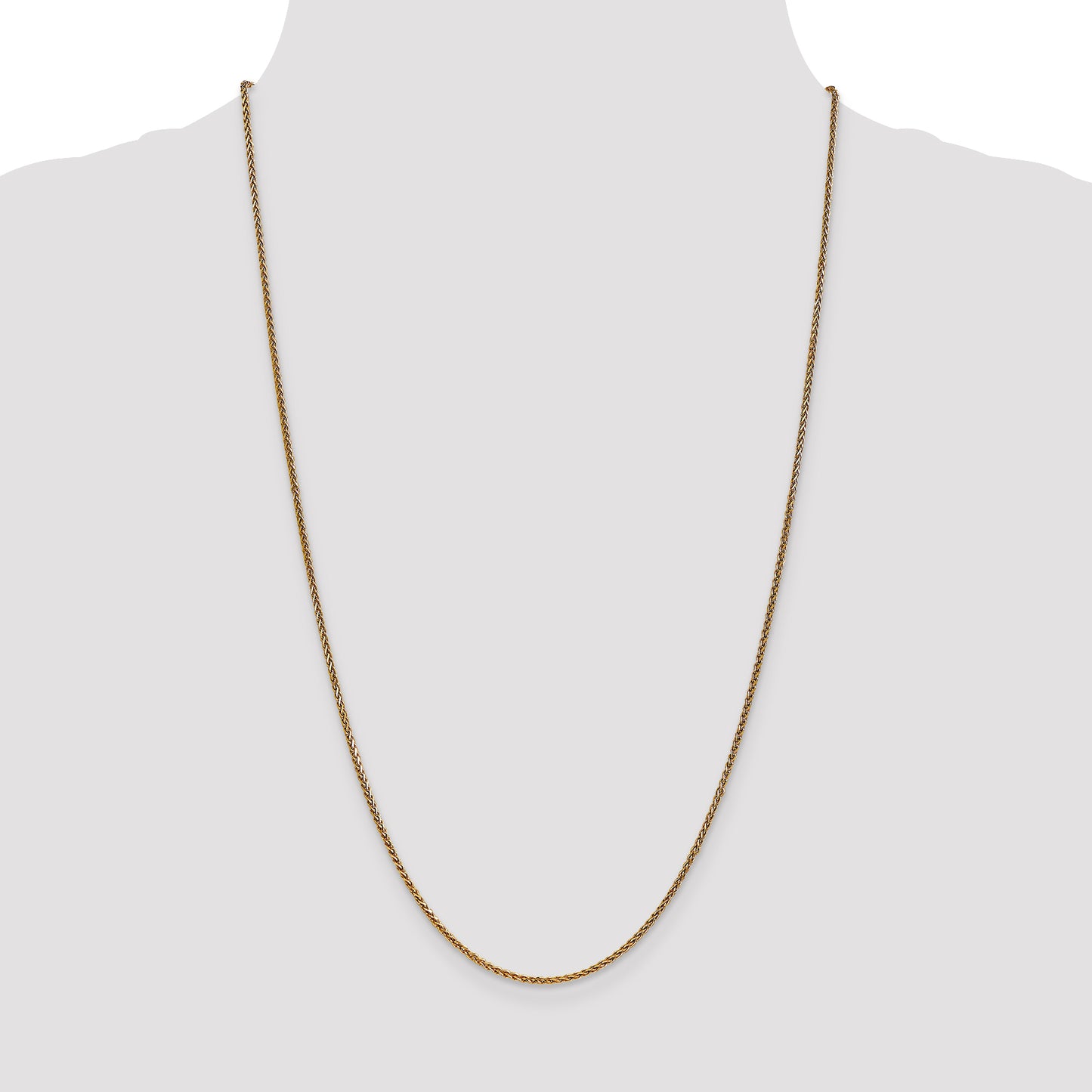 14k 1.7mm D/C Spiga Chain