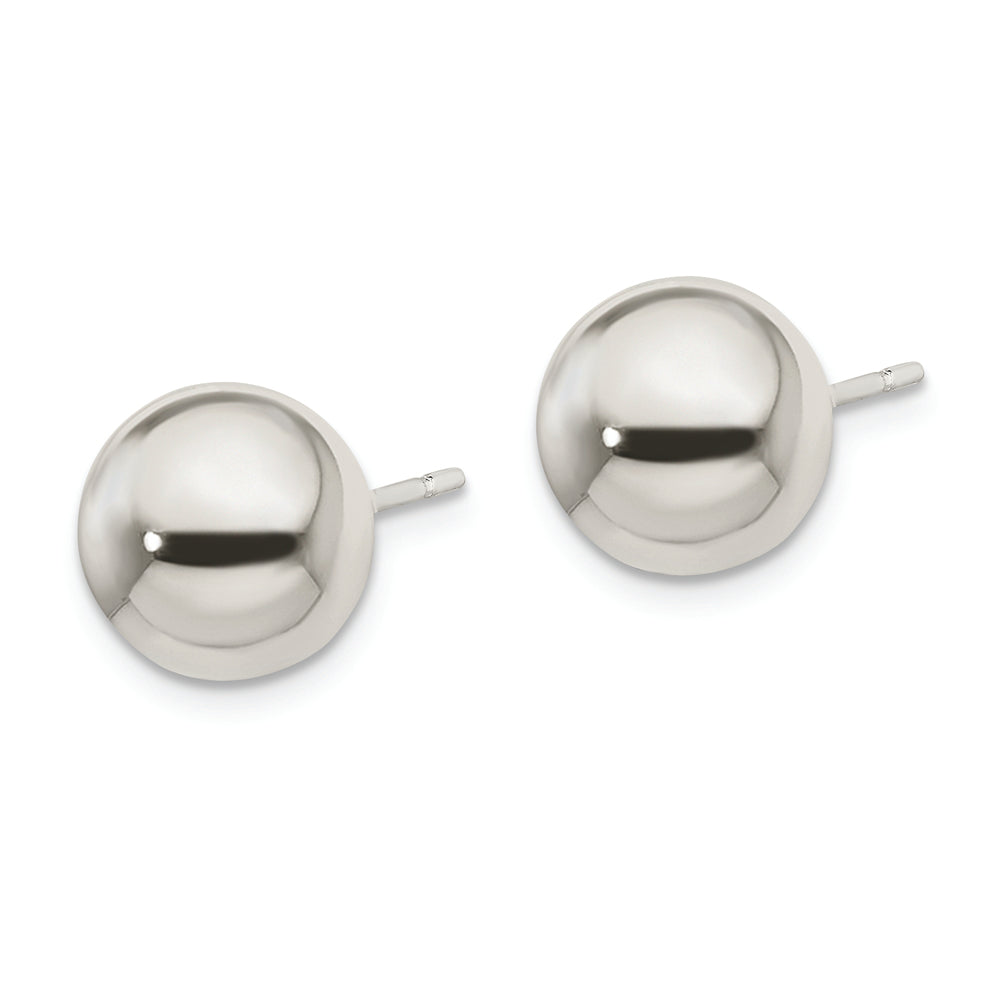 Sterling Silver Polished 10mm Ball Earrings