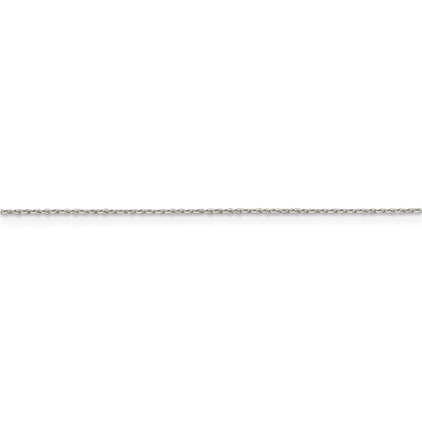 Sterling Silver 1mm 8 Sided D/C Cable Chain