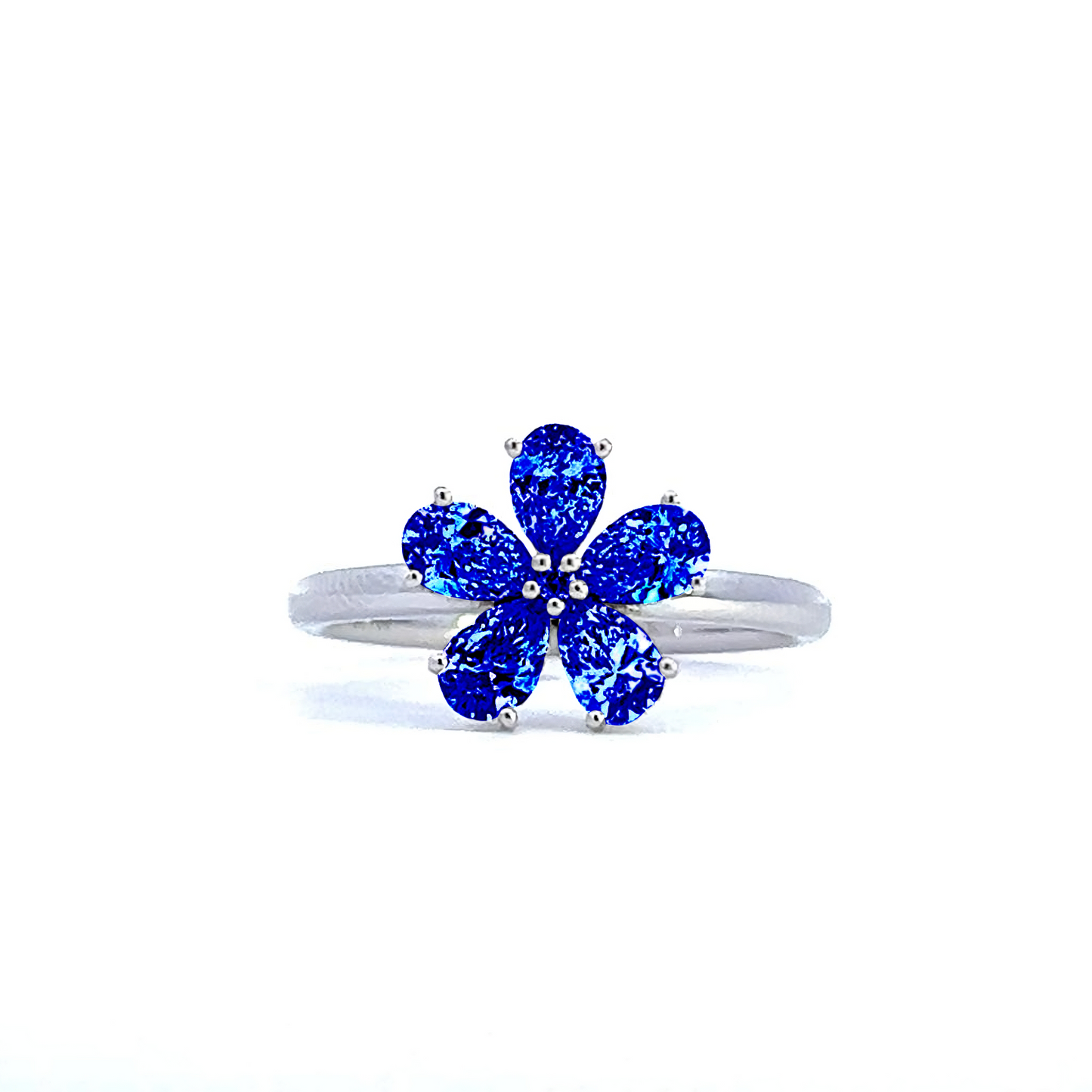 RING, 14KW, SAPPHIRE, P/S